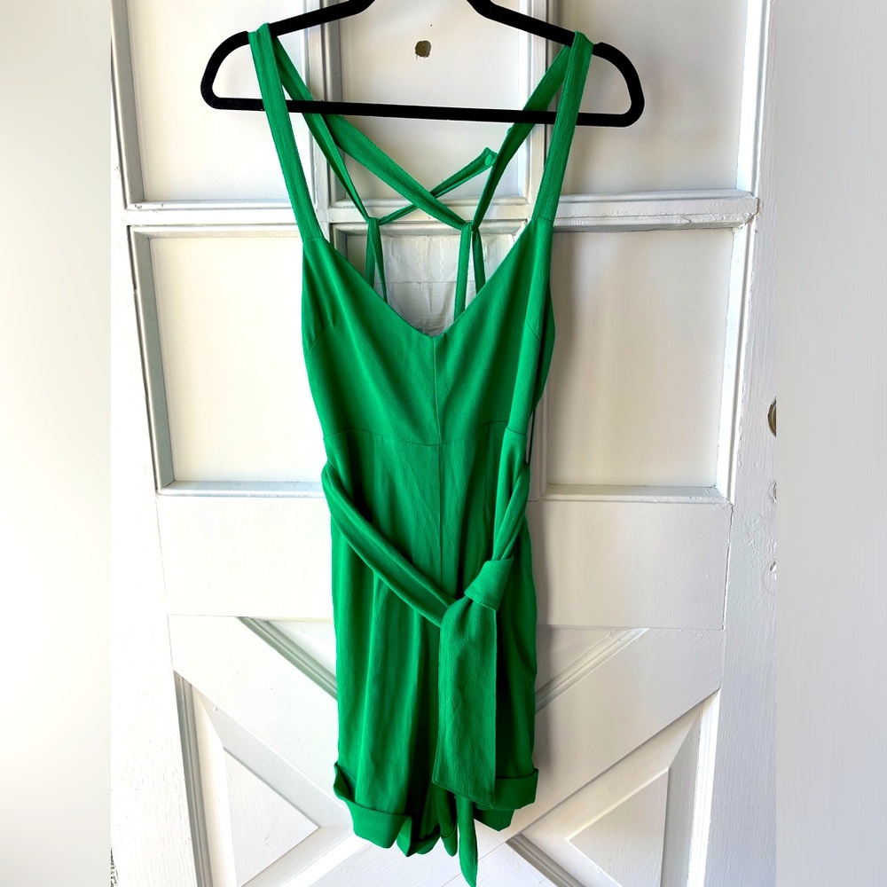 Flynn Skye romper, green, size medium